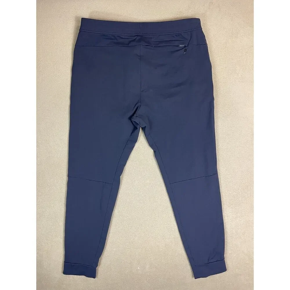 Public Rec Pants‎ Mens 38/34 Blue Jogger Sweatpants Pockets Tapered Adult